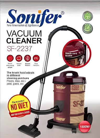 مكنسة كهربائية سونفير – 1800 واط Sonifer Vacuum Cleaner – 1800W