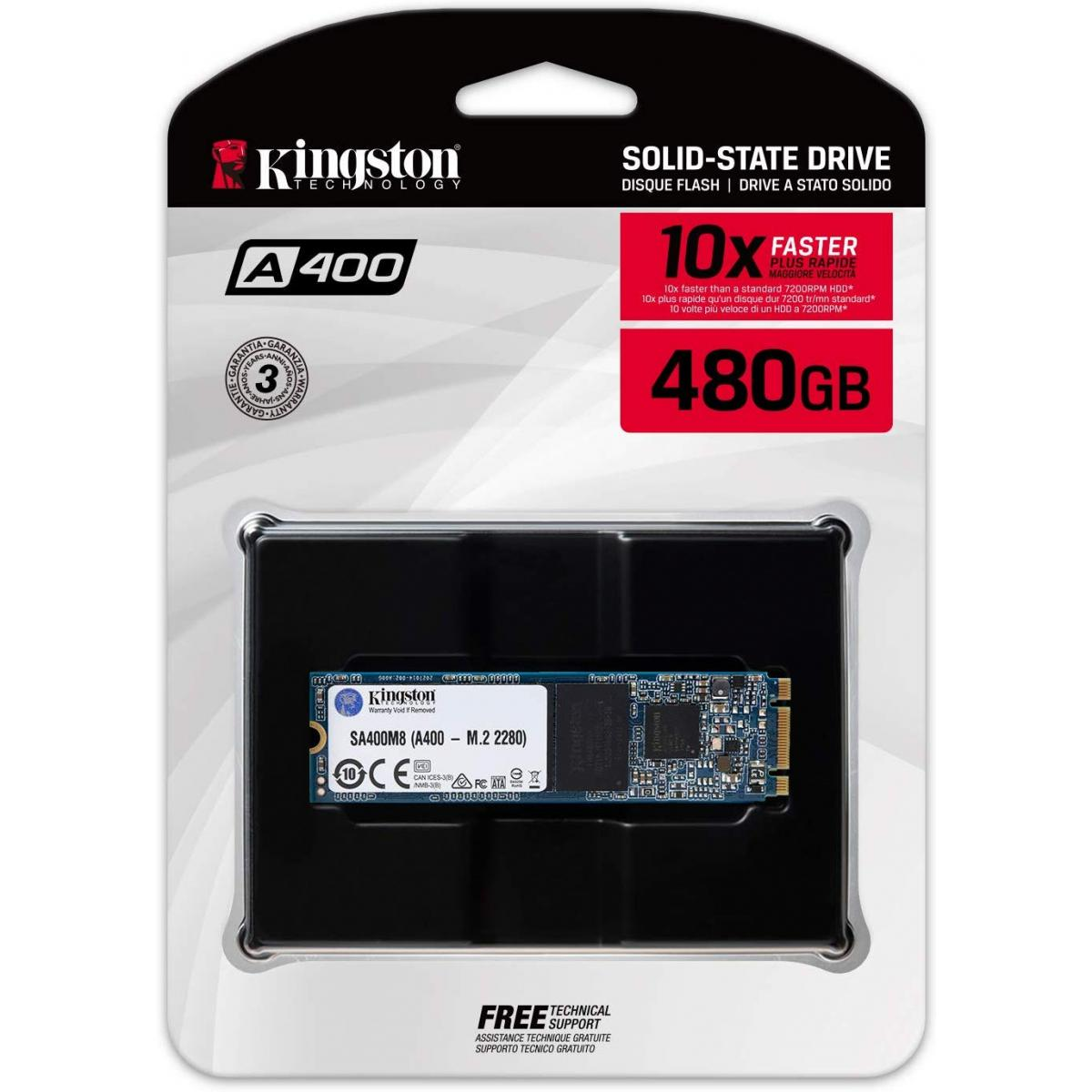Kingston A400 SSD 480GB M.2