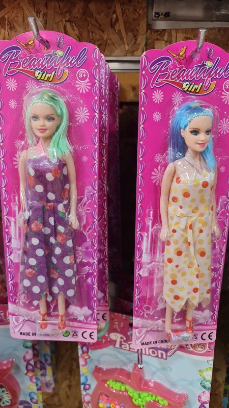 مجموعة دمى الأزياء البناتية Fashion Dolls Set for Girls