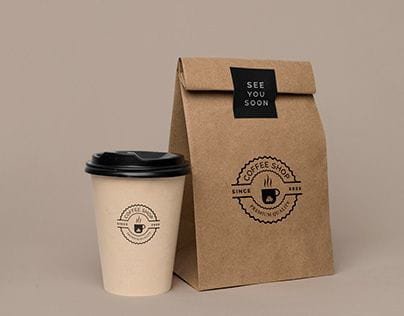طقم أكياس ورقية كرافت – 4 Kraft Paper Bags Set – 4