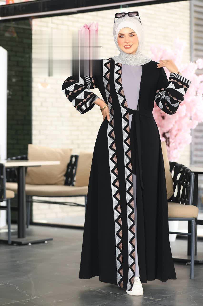 عباية قطعتين – صناعة مصرية | Two-Piece Abaya – Made in Egypt