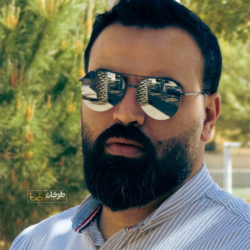 نظارات شمسية بعدسات عاكسة فضية بالكامل Full Silver Reflective Lens Sunglasses