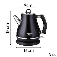 كاتيل تسخين مياه سونفير – 1.2 لتر، 1500 واط Sonifer Electric Kettle – 1.2L, 1500W