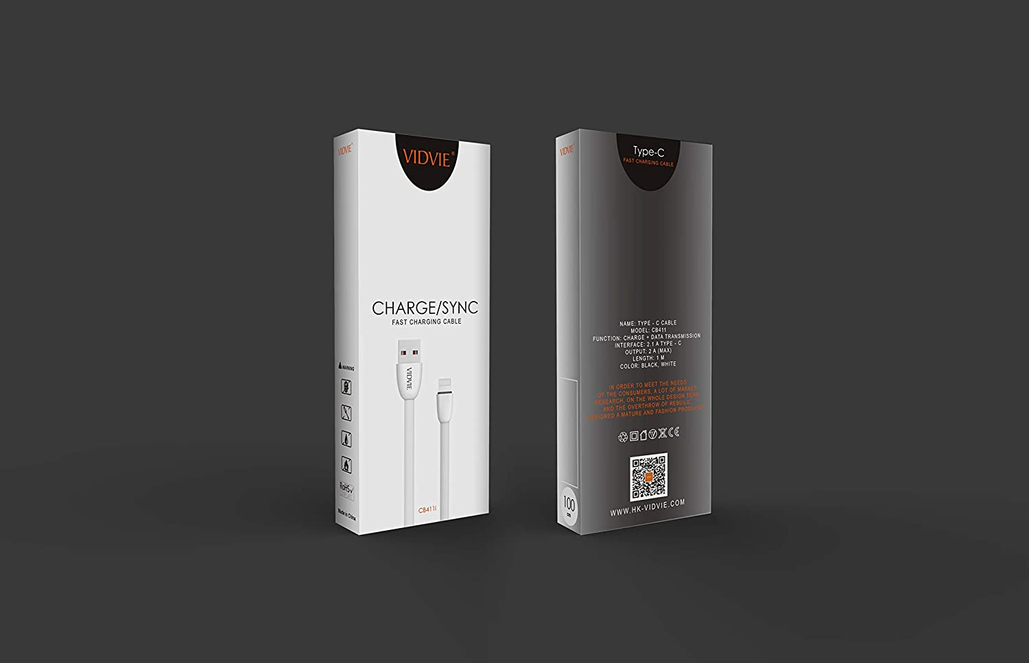 Vidvie Type-C High Speed Fast Data and Charging TC Cable