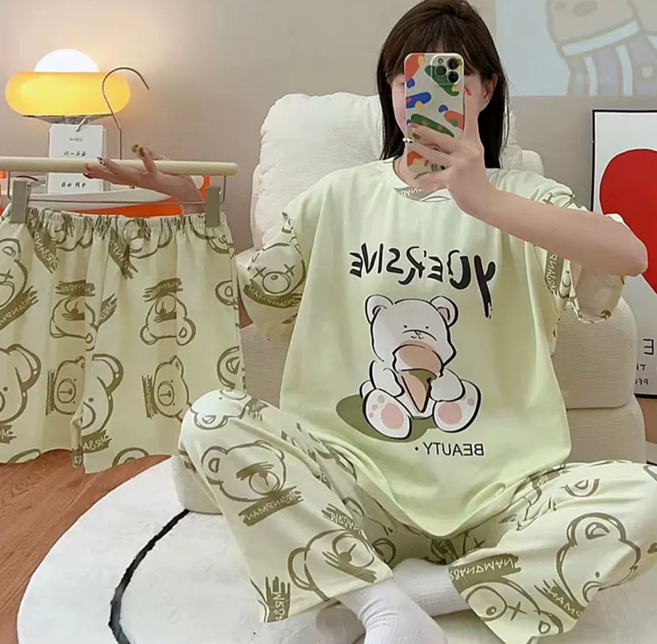 بيجامة 3 قطع – 3-Piece Pajama Set