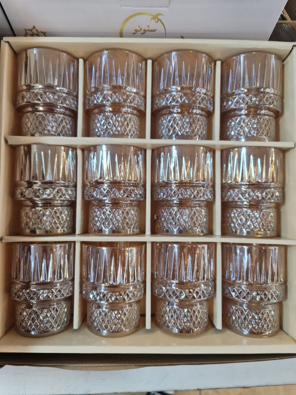 طقم كاسات 12 قطعة 12-Piece Glass Set