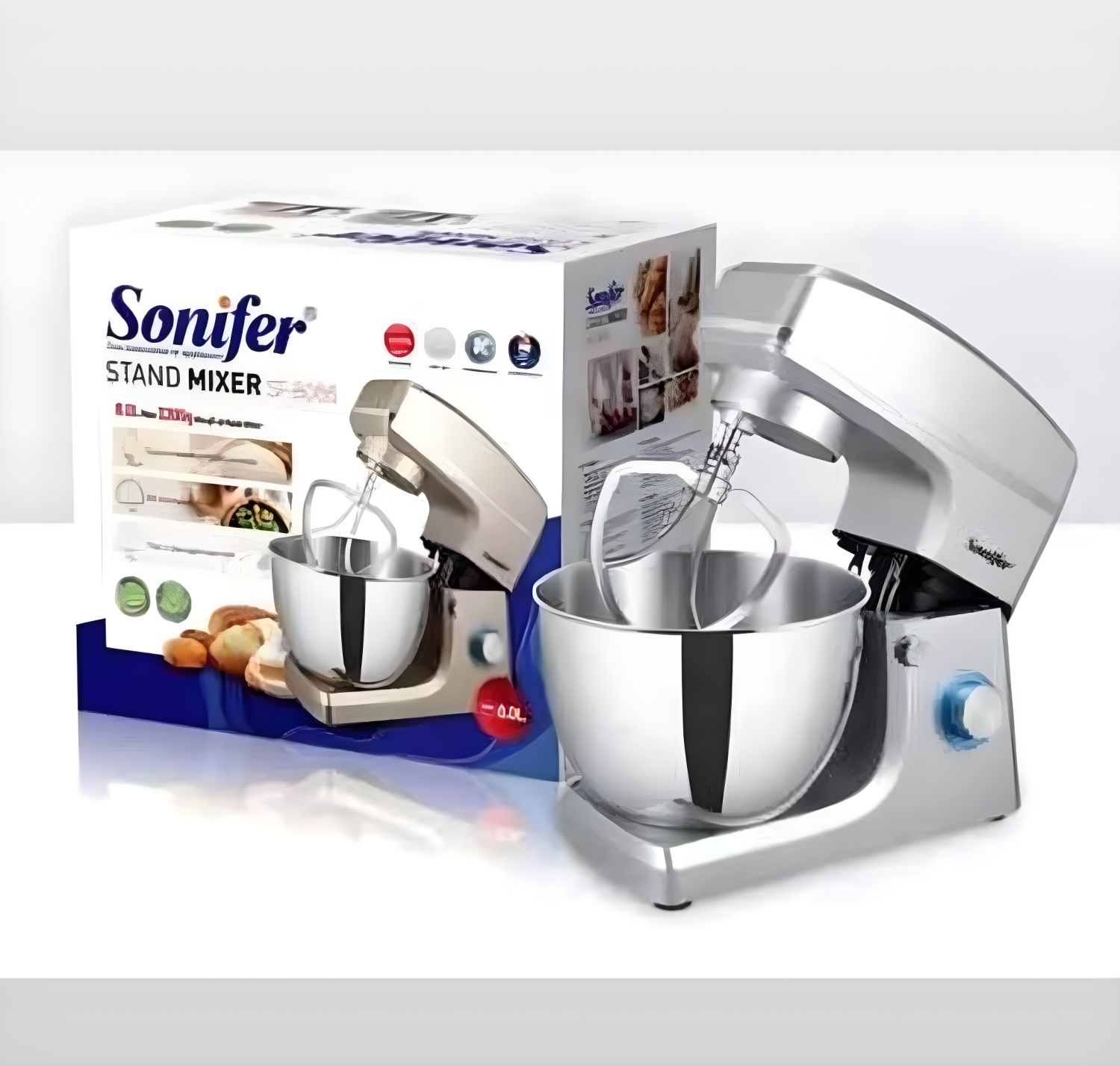 عجّانة سونفير – 12 لتر، 2000 واط Sonifer Stand Mixer – 12L, 2000W