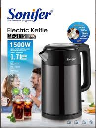 كاتيل تسخين مياه سونفير – 1.7 لتر، 1500 واط Sonifer Electric Kettle – 1.7L, 1500W