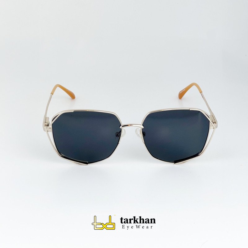 نظارة شمسية معدنية متعددة الأضلاع Geometric Metal Sunglasses