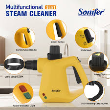 ماكينة تنظيف بالبخار متعددة الوظائف 9×1 9-in-1 Steam Cleaner – Multi-Purpose Cleaning & Sanitizing Machine