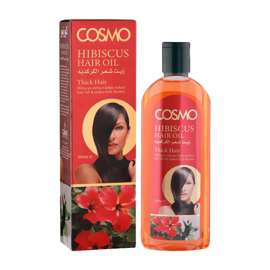 زيت الشعر بخلاصة الكركديه Cosmo Hisbiscus hair oil