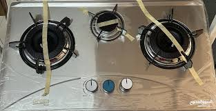 طباخ بلت إن غاز ستيل بشعلة أمان Built-in Gas Hob – Steel Burner with Safety System