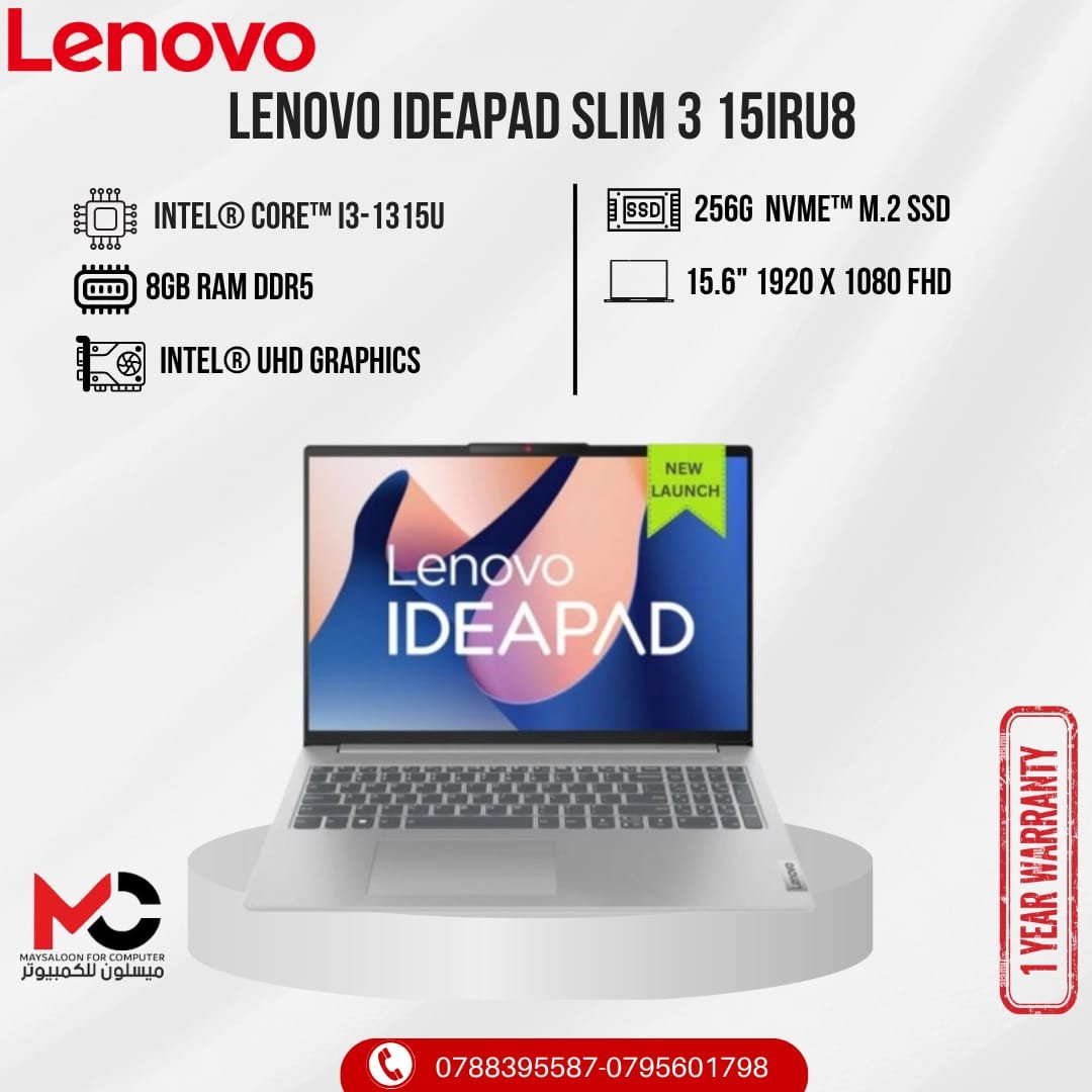 Lenovo Laptop IdeaPad Slim 3 I3-1315U
