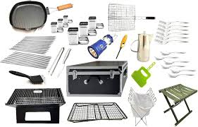 صندوق عدة شواء فاخر – 50 قطعة Deluxe BBQ Grill Tool Set – 50 Pieces