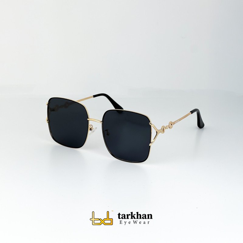 نظارة شمسية معدنية مربعة فاخرة Luxury Metal Square Sunglasses