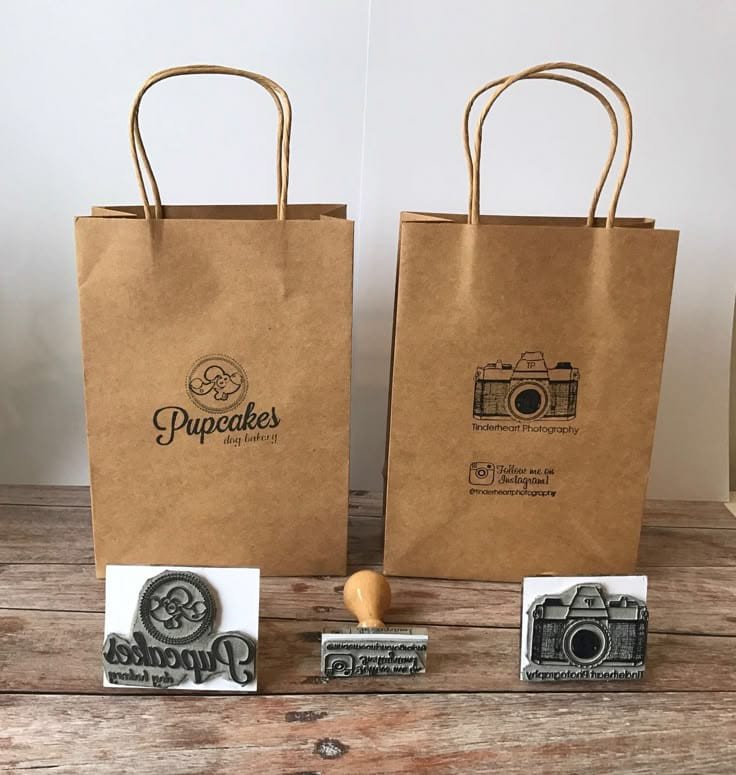 طقم أكياس ورقية كرافت – 4   Kraft Paper Bags Set – 4
