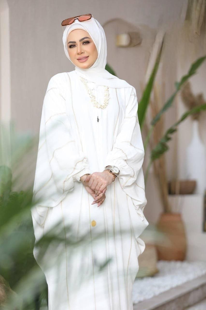 عباية قطعتين فري سايز Two Piece Abaya Free Size