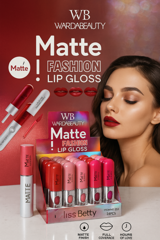 Warda Beauty – Matte Fashion Lip Gloss