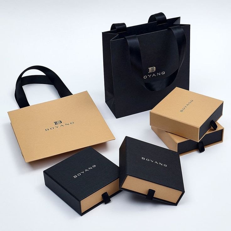 بكج بسيط وأنيق – كيس + علبة Simple & Elegant Package – Pouch + Box