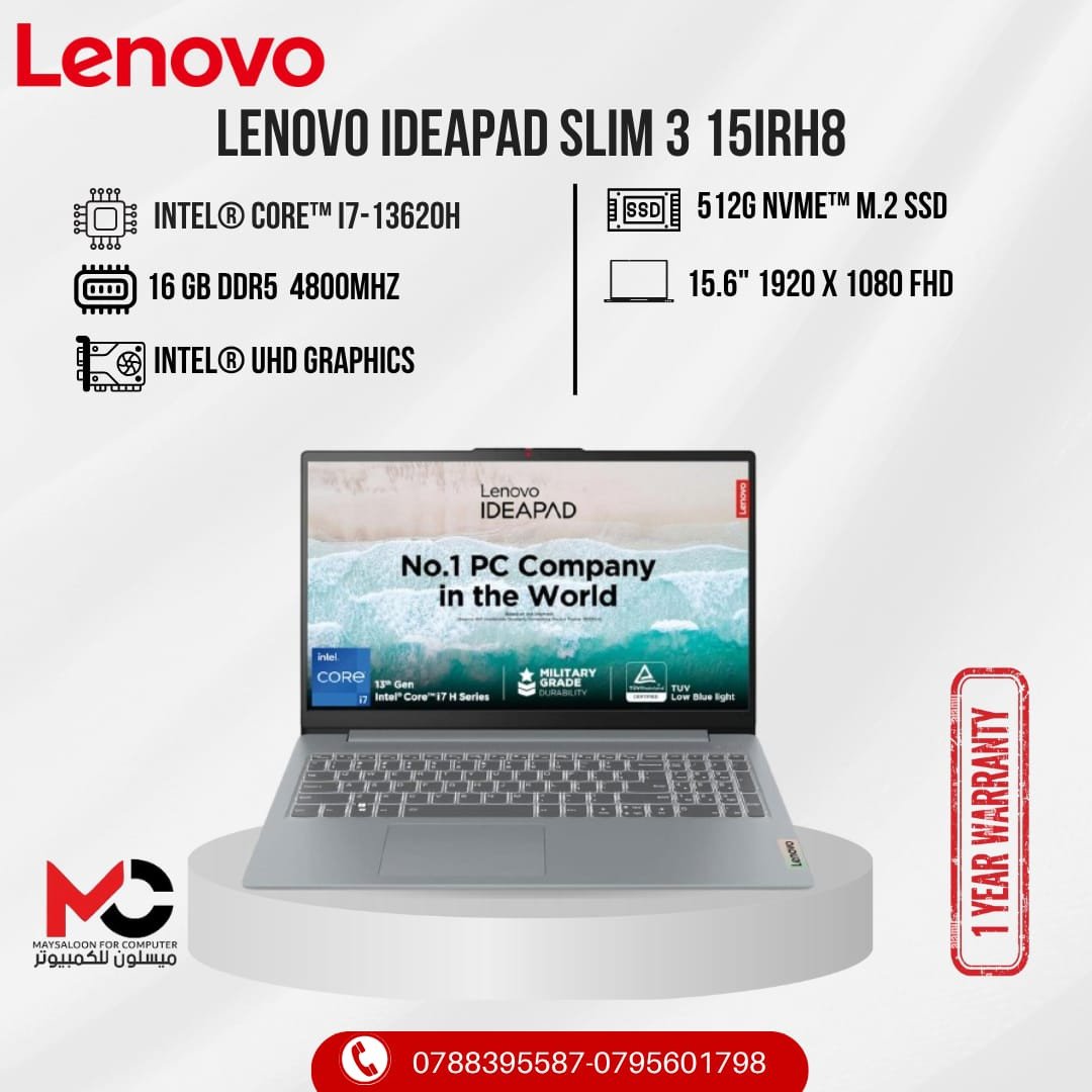 Lenovo IdeaPad slim 3 Core i7-13620H