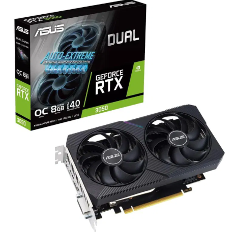 ASUS Dual GeForce RTX 3050 V2 OC Edition 8GB GDDR6 - Graphics Card