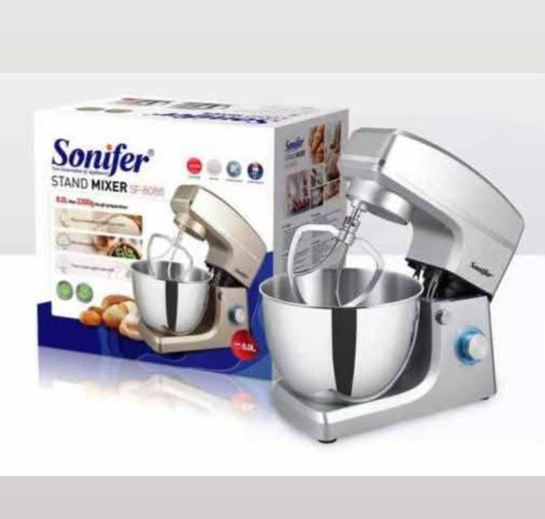 عجّانة سونفير – 12 لتر، 2000 واط Sonifer Stand Mixer – 12L, 2000W