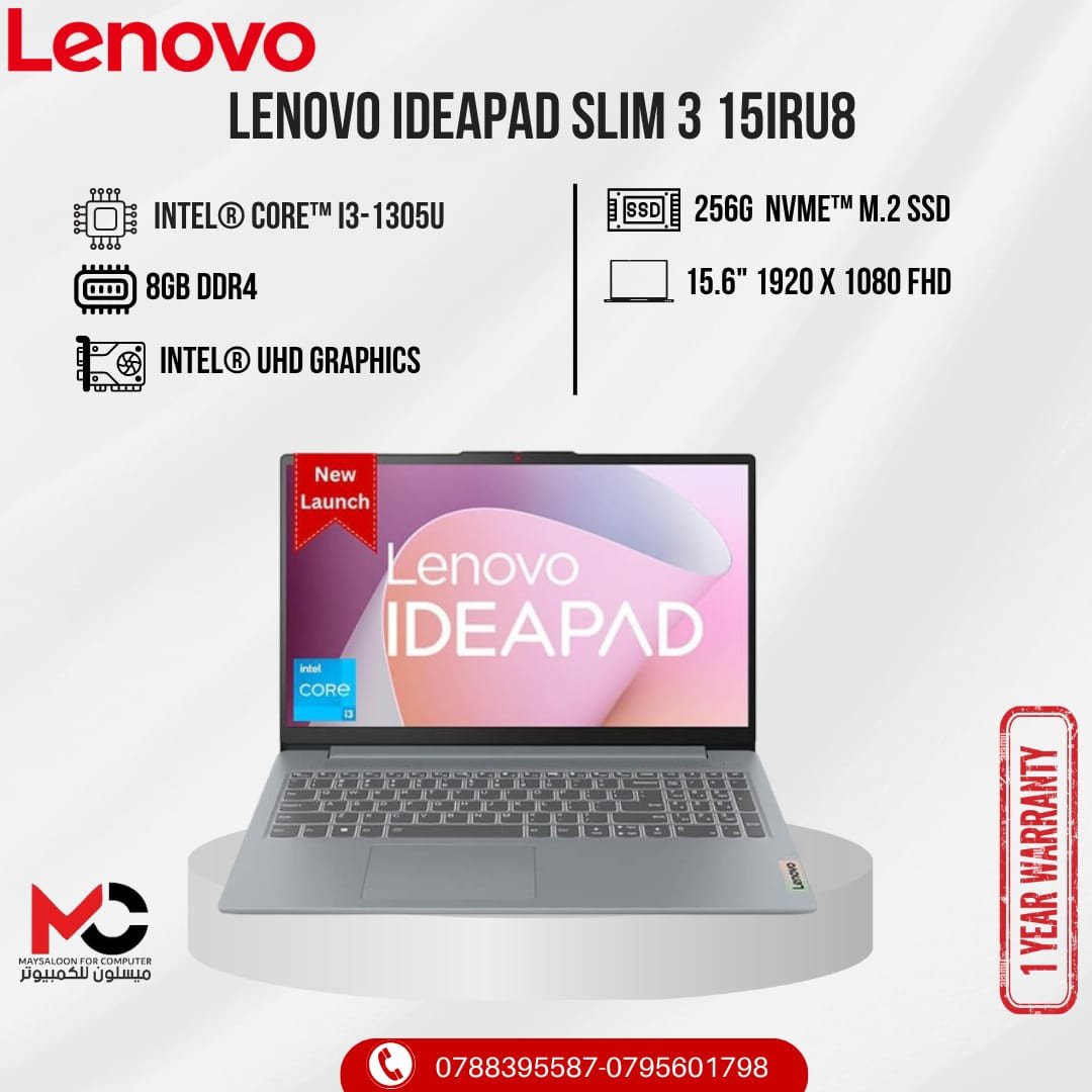 Lenovo laptop IdeaPad Slim 3 Core i3-1305U